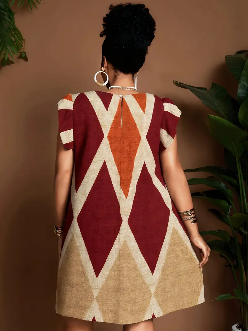 Robe tropicale - Vue arrière